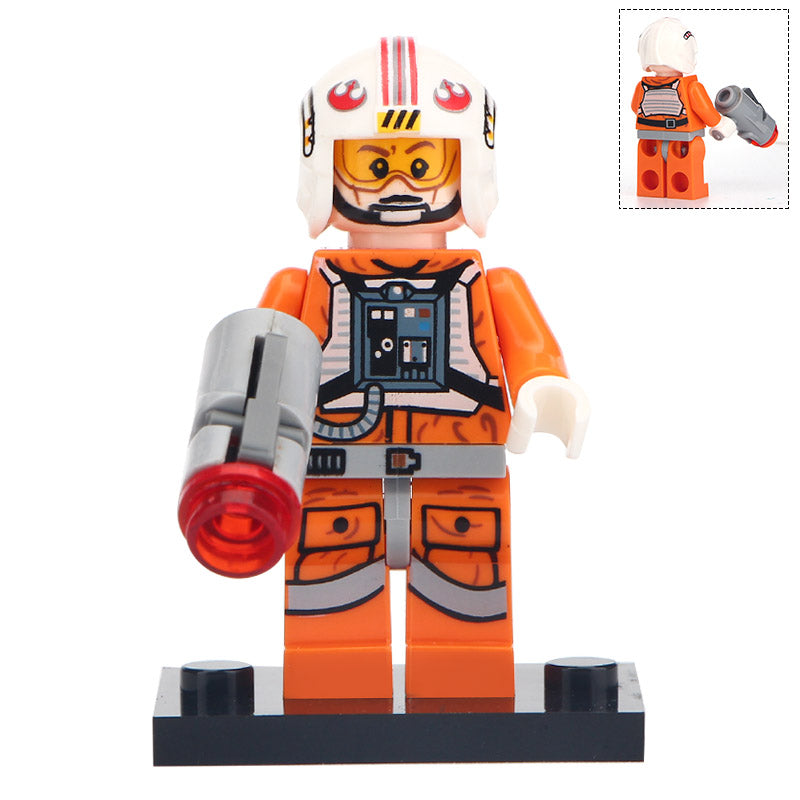 Luke Skywalker Pilot custom Star Wars Minifigure