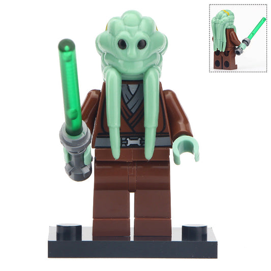 Kit Fisto custom Design Star Wars Minifigure