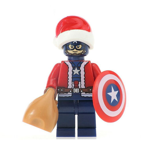 Captain America Santa Christmas Special Superhero Minifigure