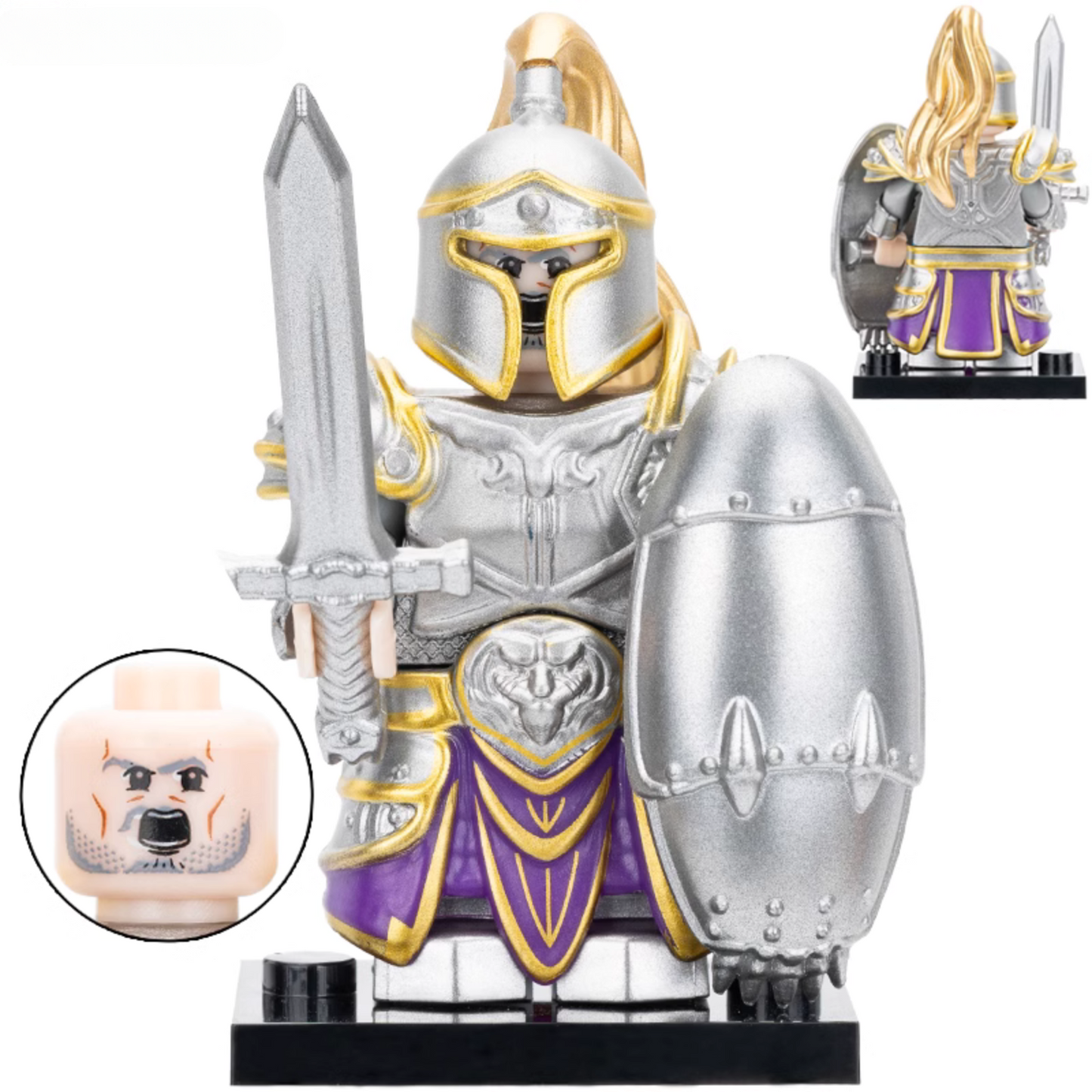 Purple Dragon Guard Custom World of Warcraft Minifigure