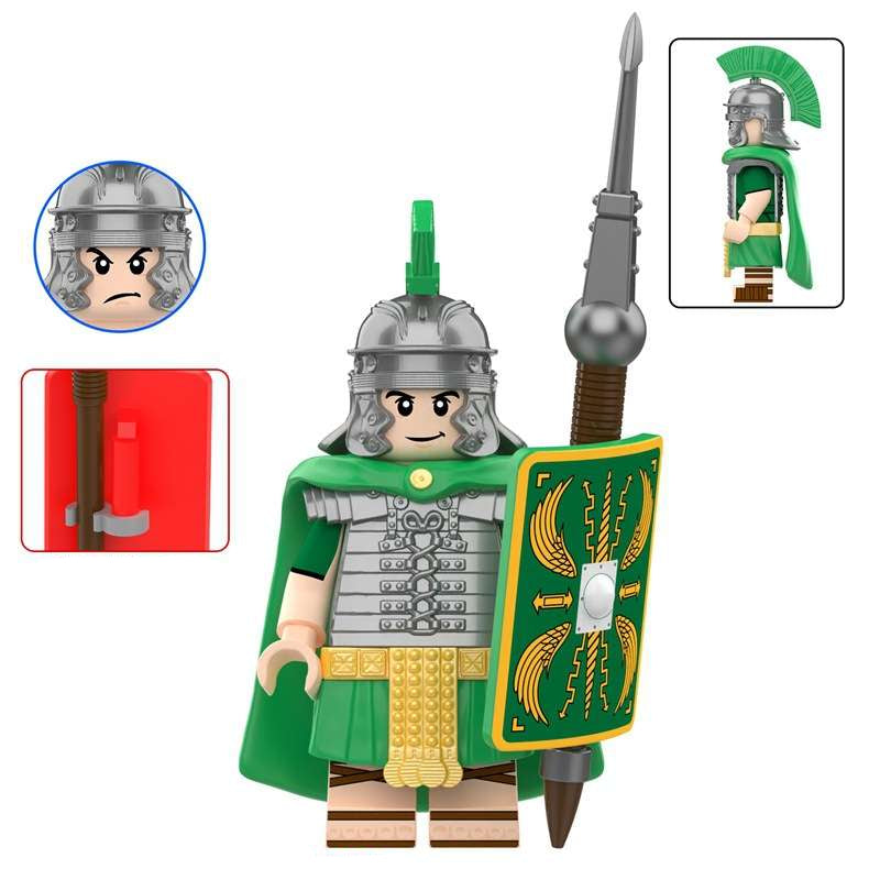 Figurine personnalisée d'infanterie lourde romaine de l'Empire romain
