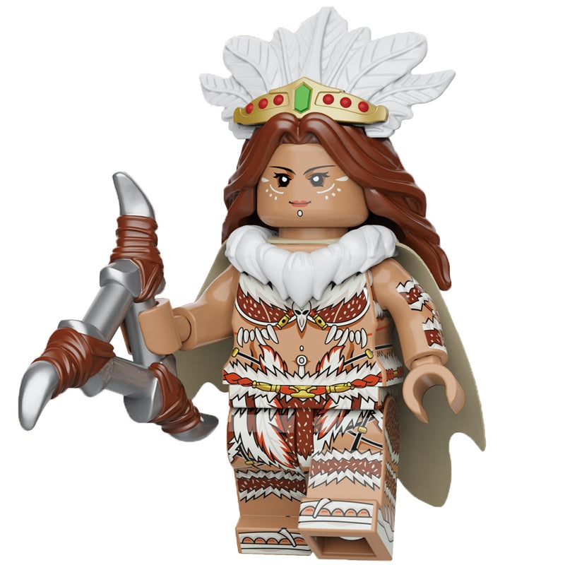 Zhu Rong Yue Barbarian Warrior Custom Minifigure