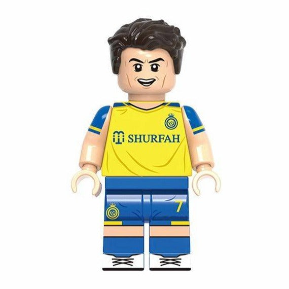 Cristiano Ronaldo Custom Al Nassr Kit Minifigure Football Player