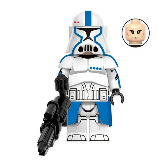 Heavy Blue Assault Trooper Custom Star Wars Minifigure