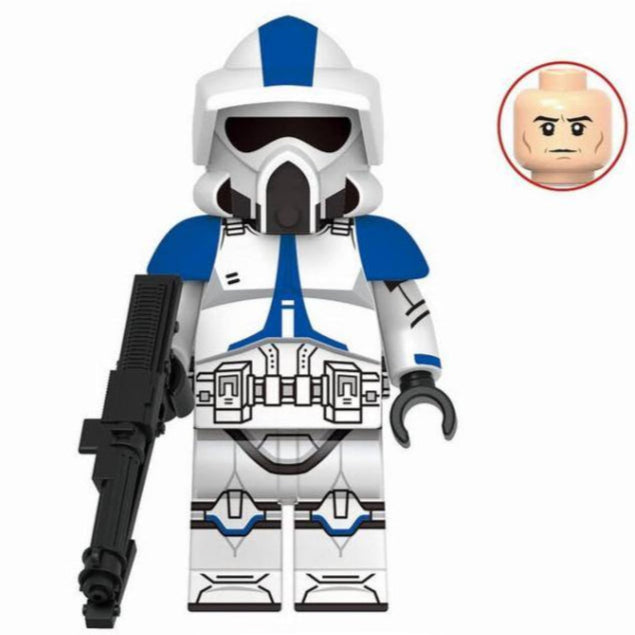 Figurine Star Wars personnalisée du soldat de la 501e Légion ARF
