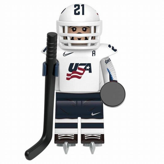 American National Ice Hockey Team Player Custom Minifigure