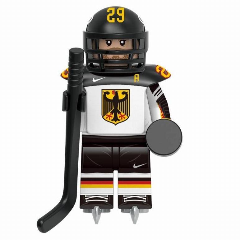 German National Ice Hockey Team Player Custom Minifigure