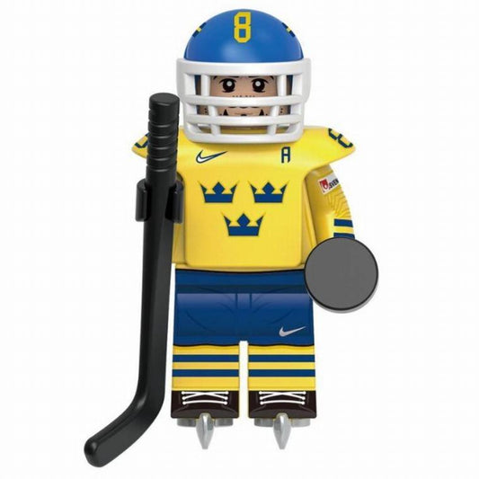 Sweden National Ice Hockey Team Player Custom Minifigure