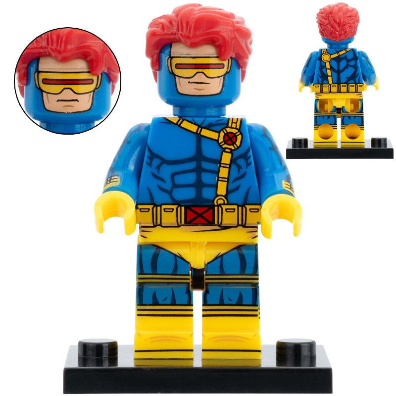 Cyclops (X-Men) Custom Marvel Superhero Minifigure