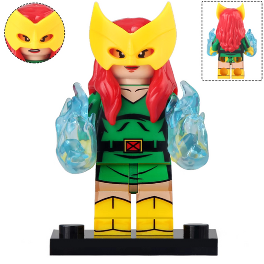 Jean Grey (X-Men) Custom Marvel Superhero Minifigure