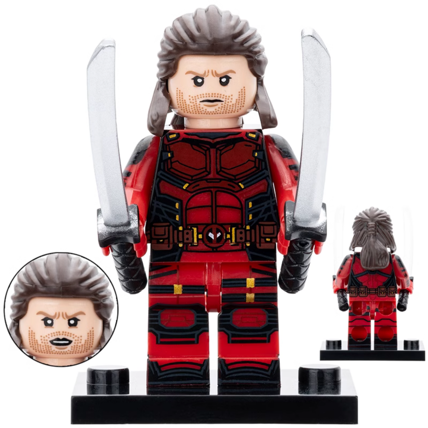 Nicepool Deadpool Custom Marvel Superhero Minifigure