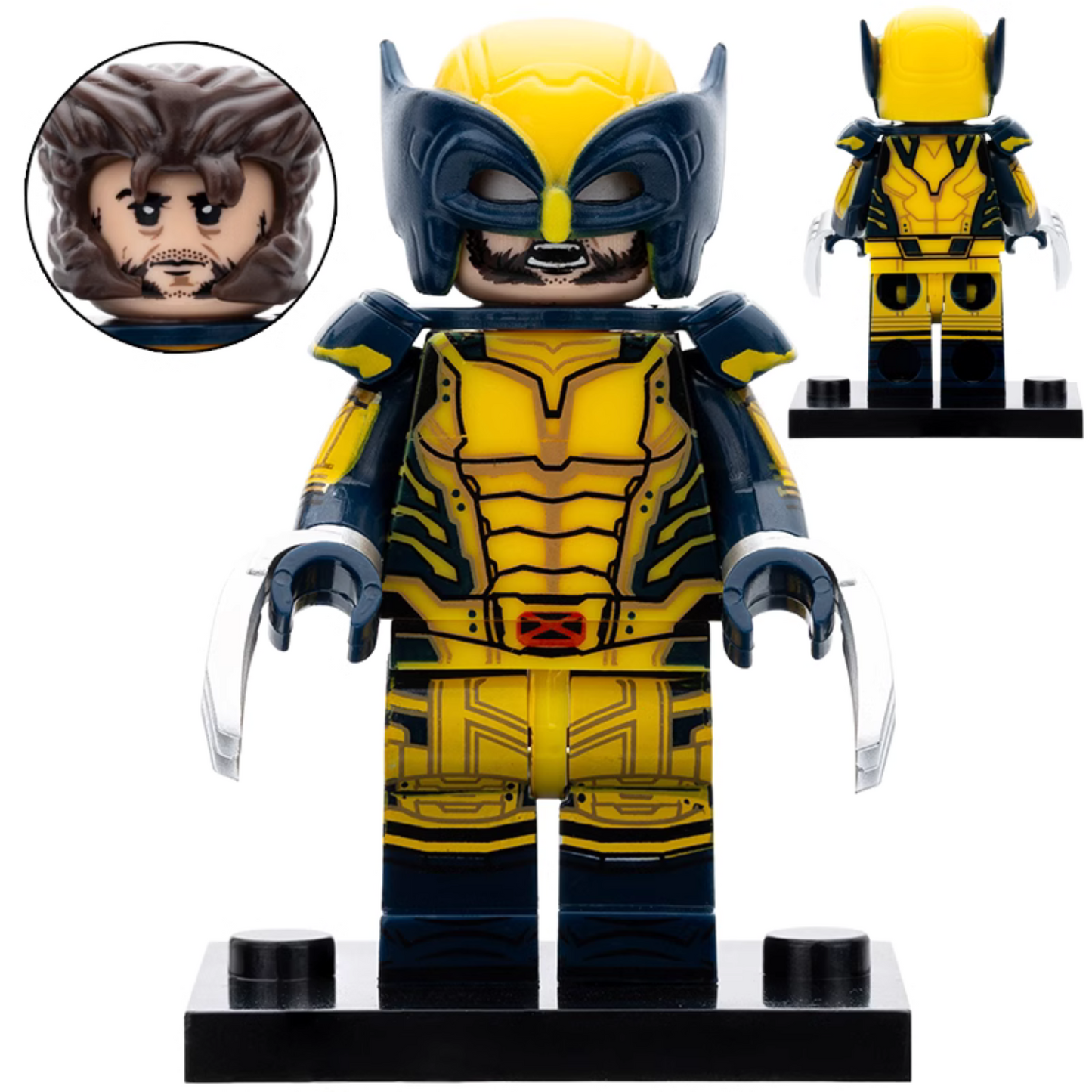 Wolverine (Deadpool) Custom Marvel Superhero Minifigure