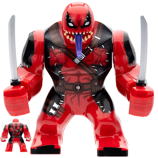 Venompool Deadpool Custom Marvel Superhero Large Minifigure