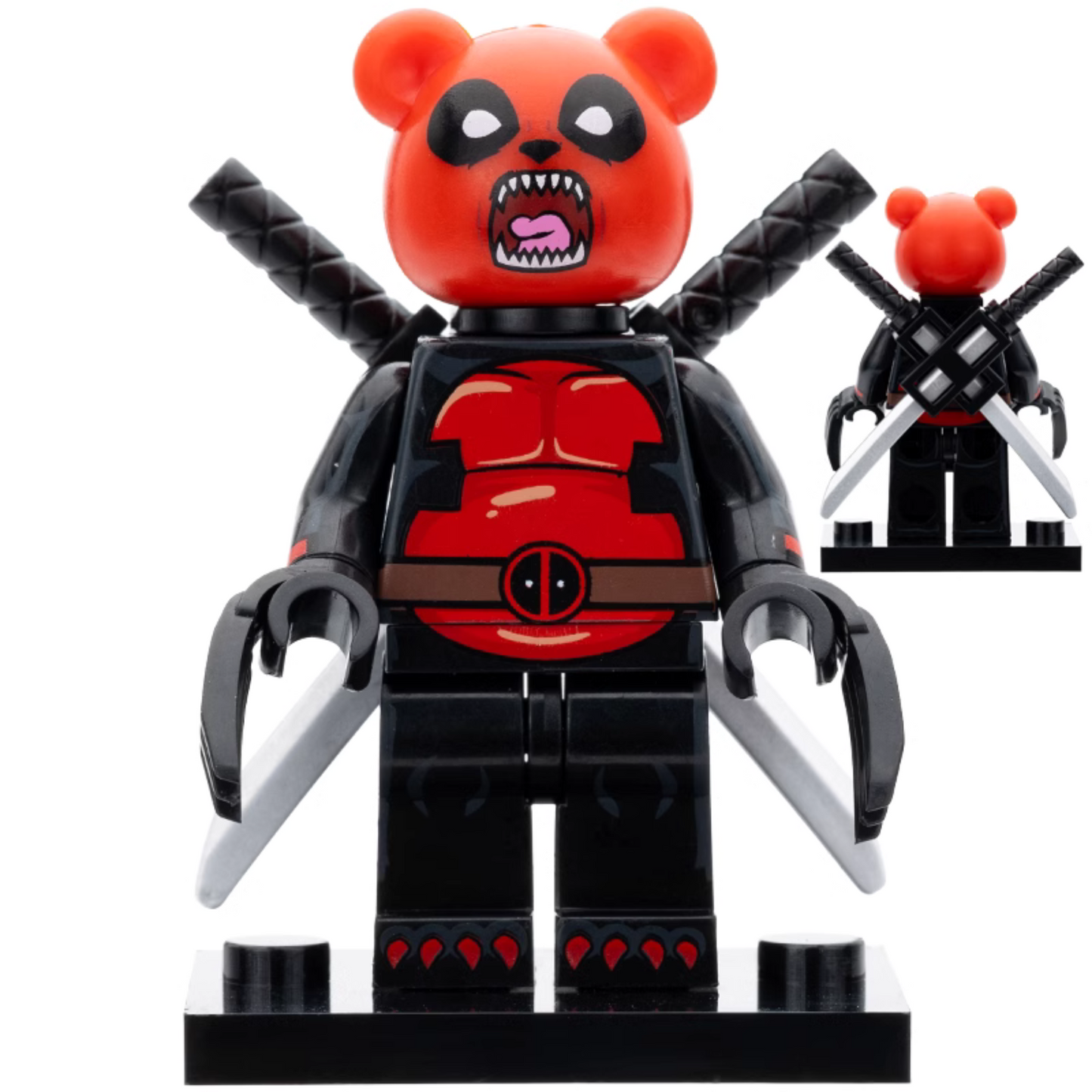 Pandapool Deadpool Custom Marvel Superhero Minifigure