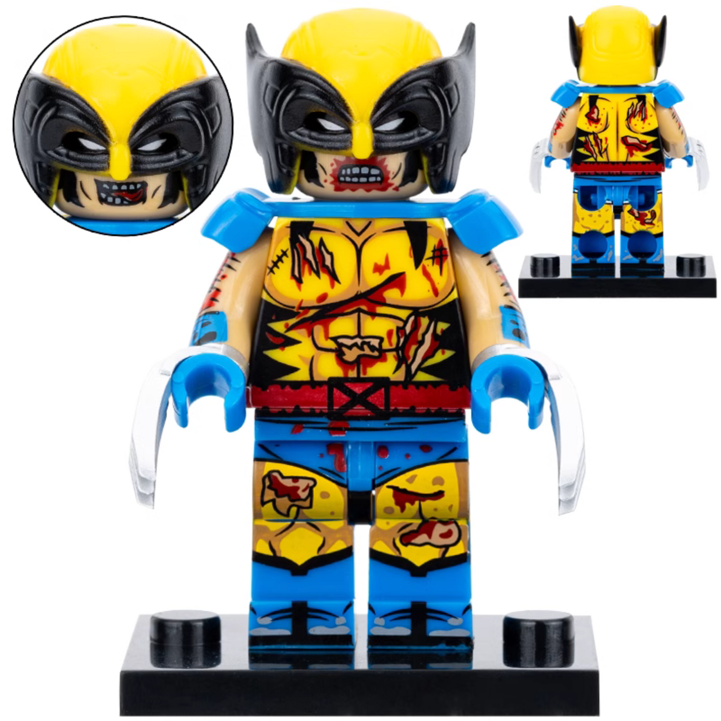 Zombie Wolverine Custom Marvel Superhero Horror Minifigure