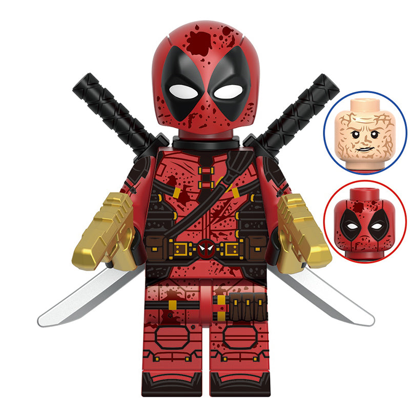 Deadpool Custom Marvel Superhero Minifigure