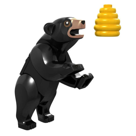 Black Bear Custom Animal Minifigure