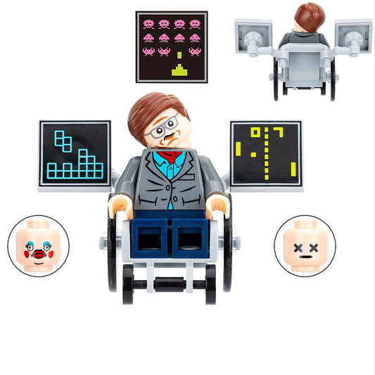 Stephen Hawking Custom Iconic Minifigure.