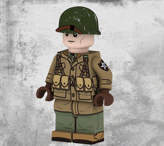 2nd Infantry Division U.S. Soldier Custom Minifigure