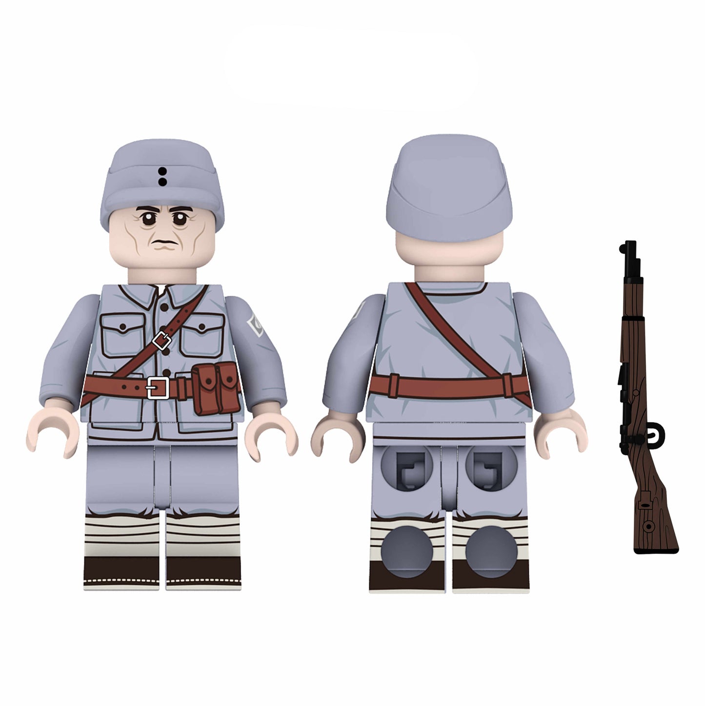 WW2 Republic of China Eighth Route Army Soldier Custom Minifigure