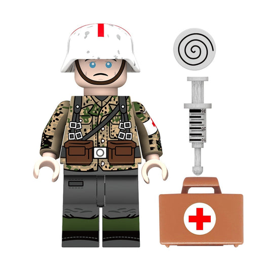 World War Military Medic Custom Minifigure