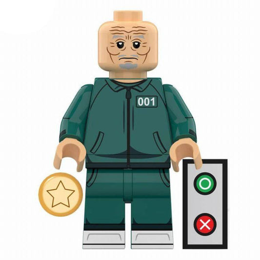 Oh Il-nam Player 001 Custom Squid Game Minifigure