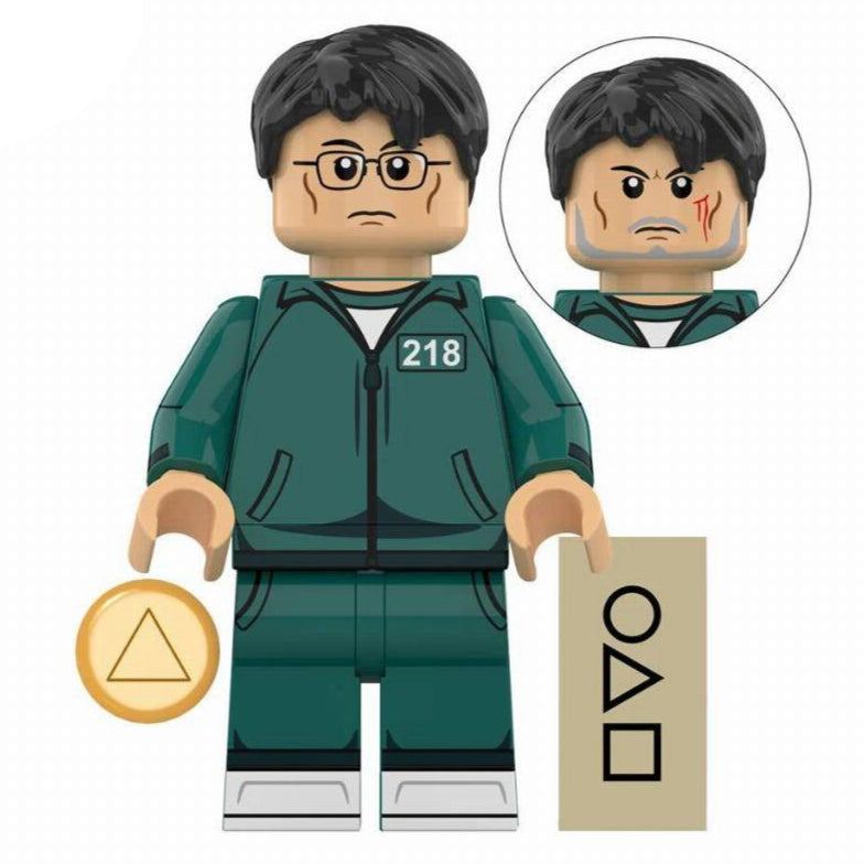 Cho Sang-woo Player 218 Custom Squid Game Minifigure