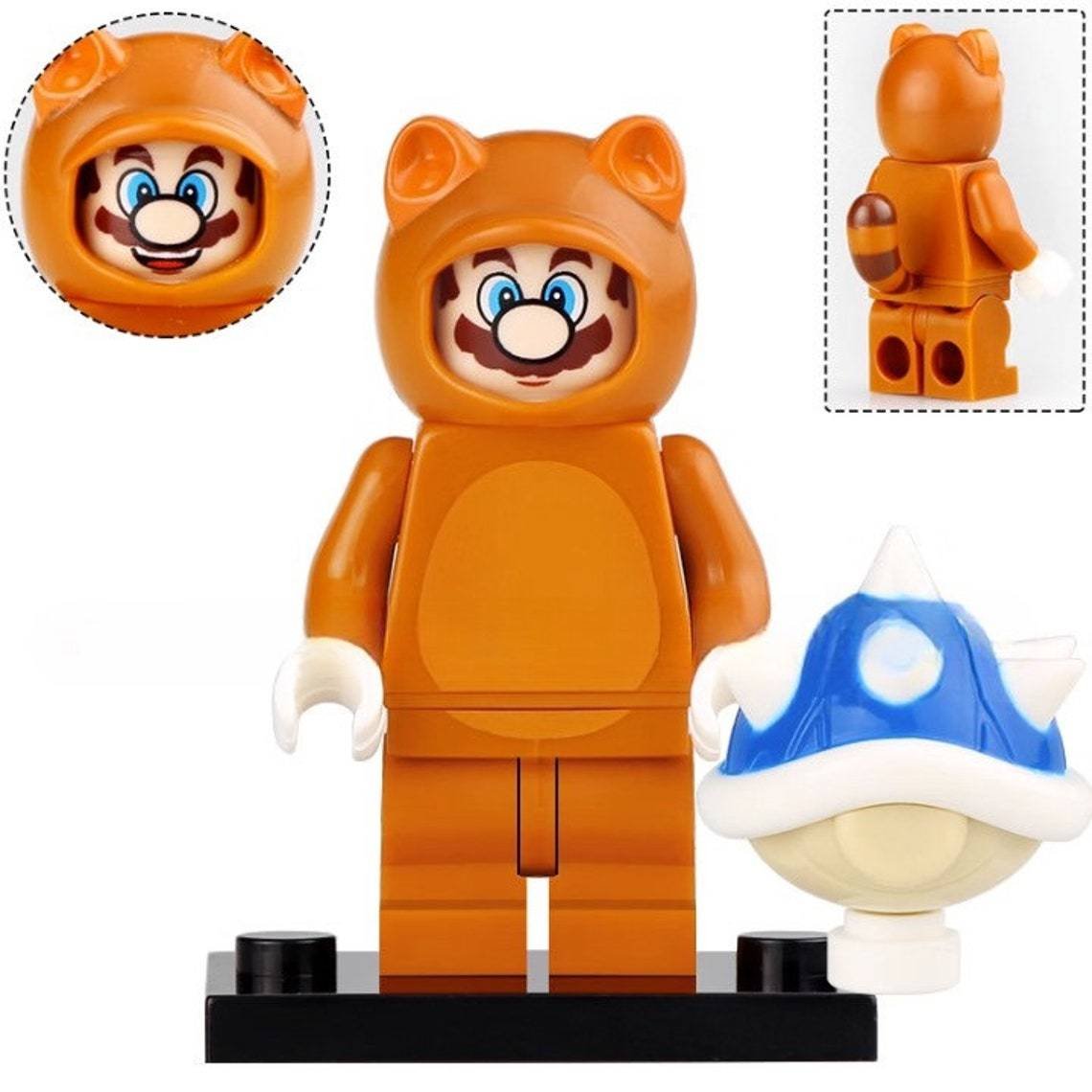 Tanooki Mario from Super Mario Minifigure