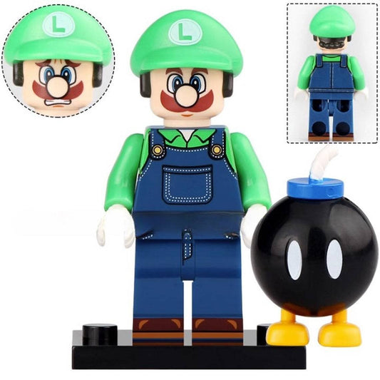 Luigi from Super Mario Custom Minifigure