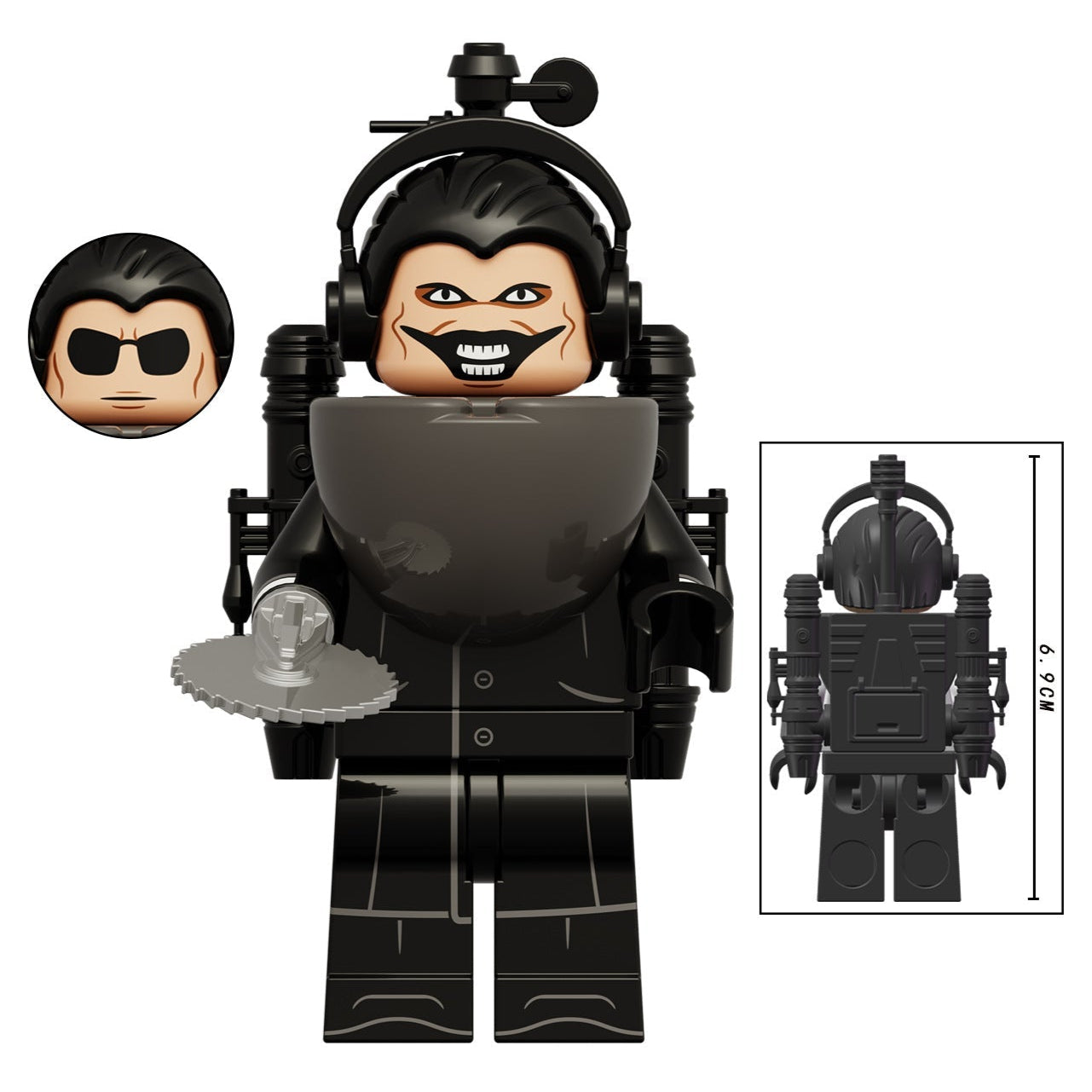 Humanoid Toilet Man Custom Skibidi Toilet Minifigure