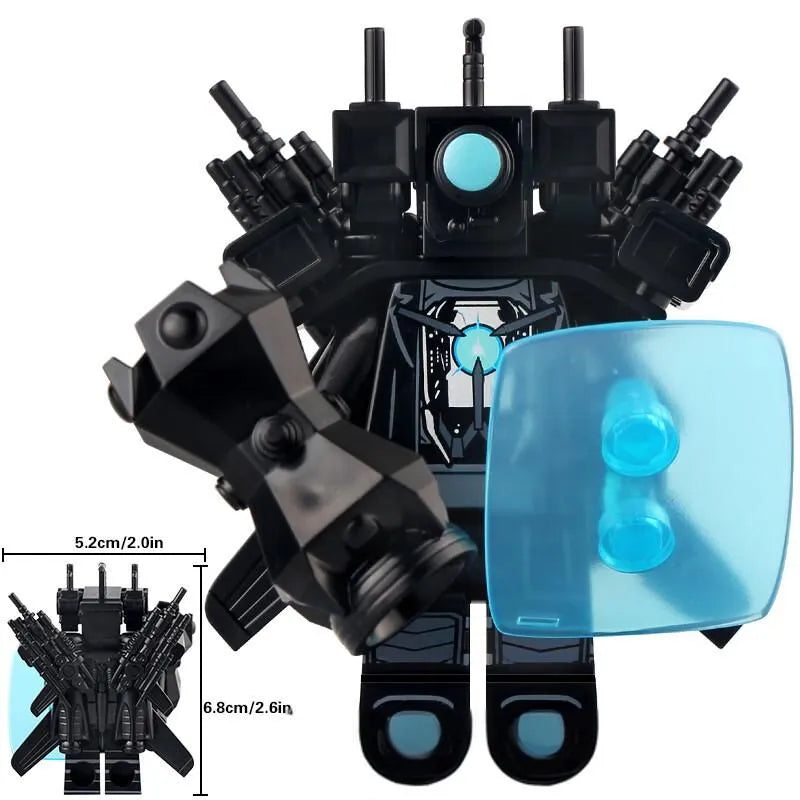 Titan Cameraman Custom Skibidi Toilet Minifigure.