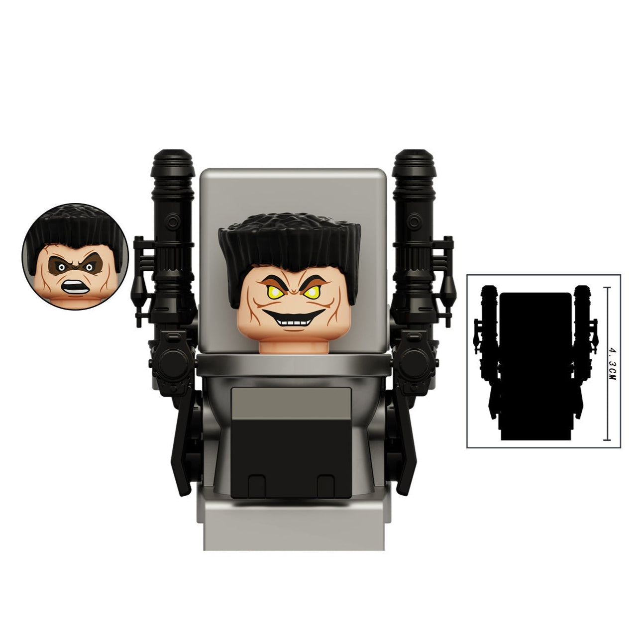 G-Toilet Custom Skibidi Toilet Minifigure.