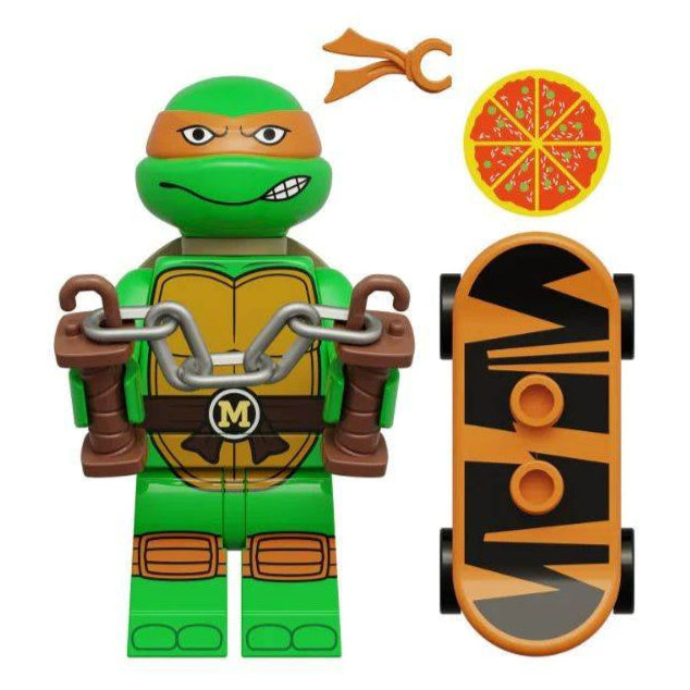 Michelangelo (Mutant Mayhem) Mutant Ninja Turtles Custom Minifigure