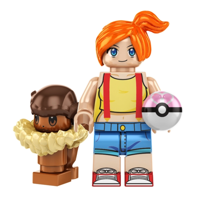 Misty with Eevee Pokemon Minifigure