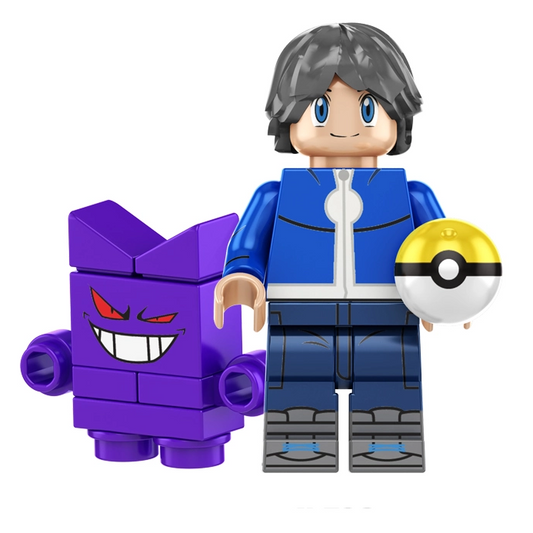 Calem with Gengar Pokemon Minifigure