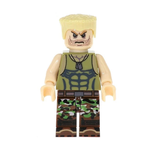 Guile Street Fighter Custom Minifigure