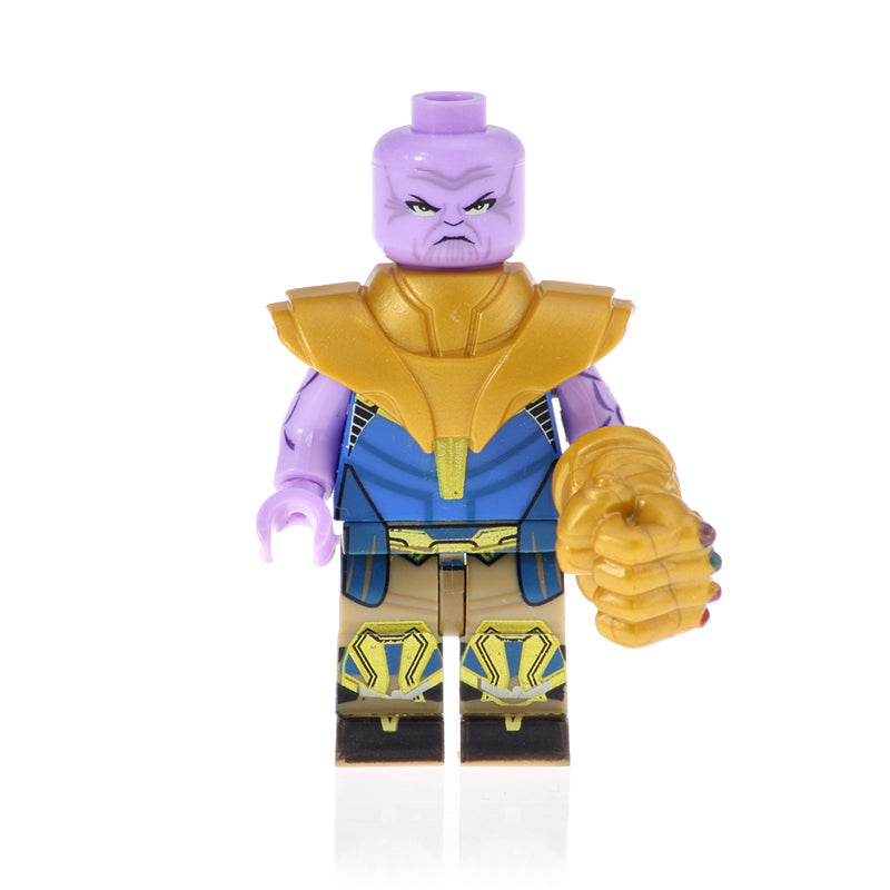 Thanos with Gauntlet Custom Marvel Superhero Minifigure