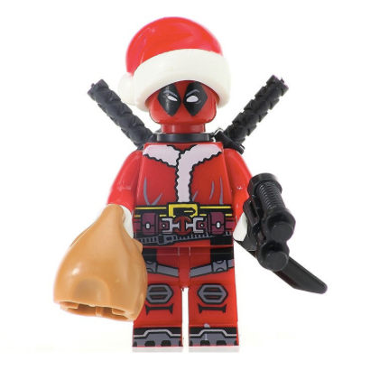 Deadpool Santa Christmas Special Superhero Minifigure