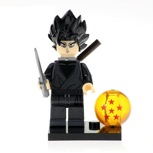 Black Goku from Dragon Ball Z custom made Minifigure