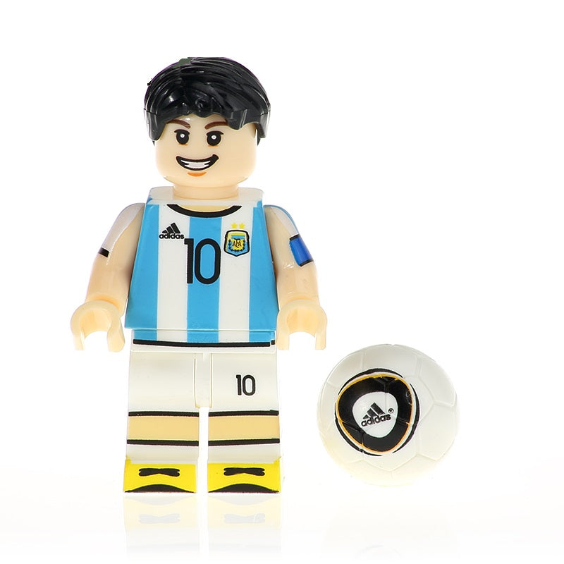 Lionel Messi Minifigure Argentine International Kit Football Legend