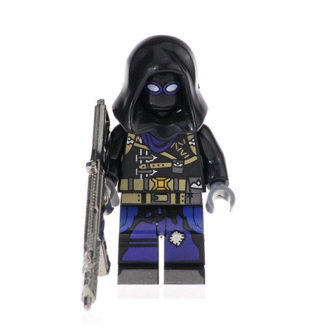 Raven Skin from Fortnite Custom Minifigure