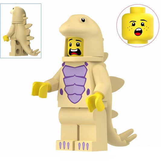 Figurine personnalisée de stégosaure costumé