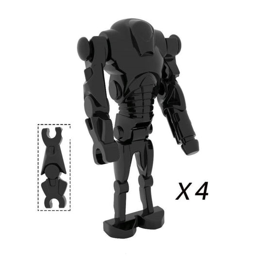 4 x Super Battle Droid custom Star Wars Minifigure