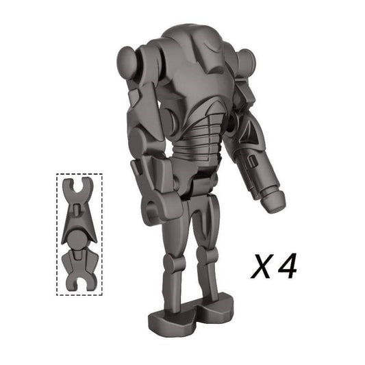 4 x Super Battle Droid custom Star Wars Minifigure