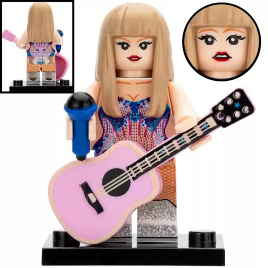 Taylor Swift Custom Musician Minifigure