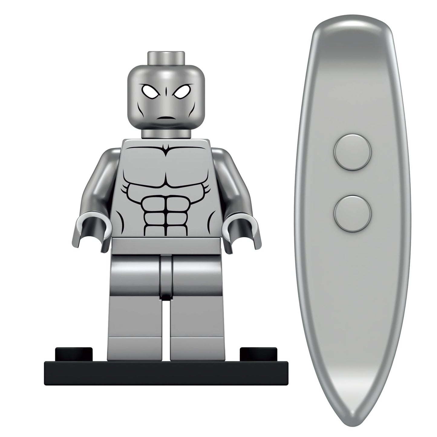 Figurine de super-héros Marvel personnalisée Le Surfeur d'Argent (Les Quatre Fantastiques)