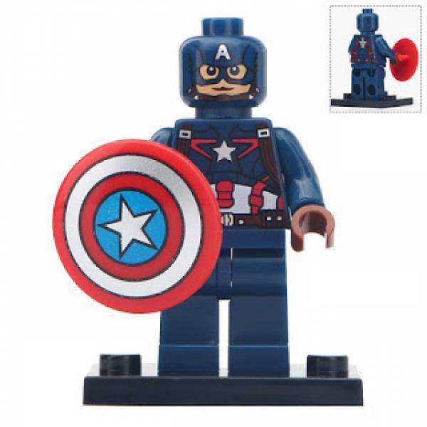 Captain America Custom Marvel Superhero Minifigure