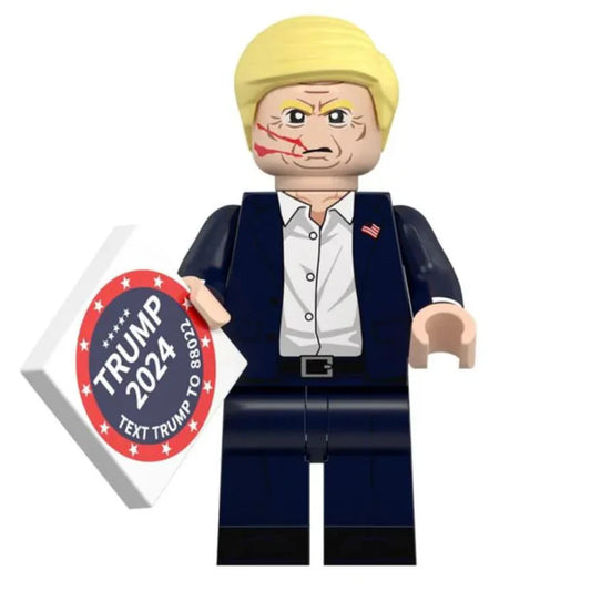 Donald Trump (Campaign Trail) Custom Collectable Iconic Minifigure.