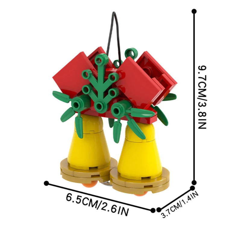 Ornement de Noël Jingle Bells MOC