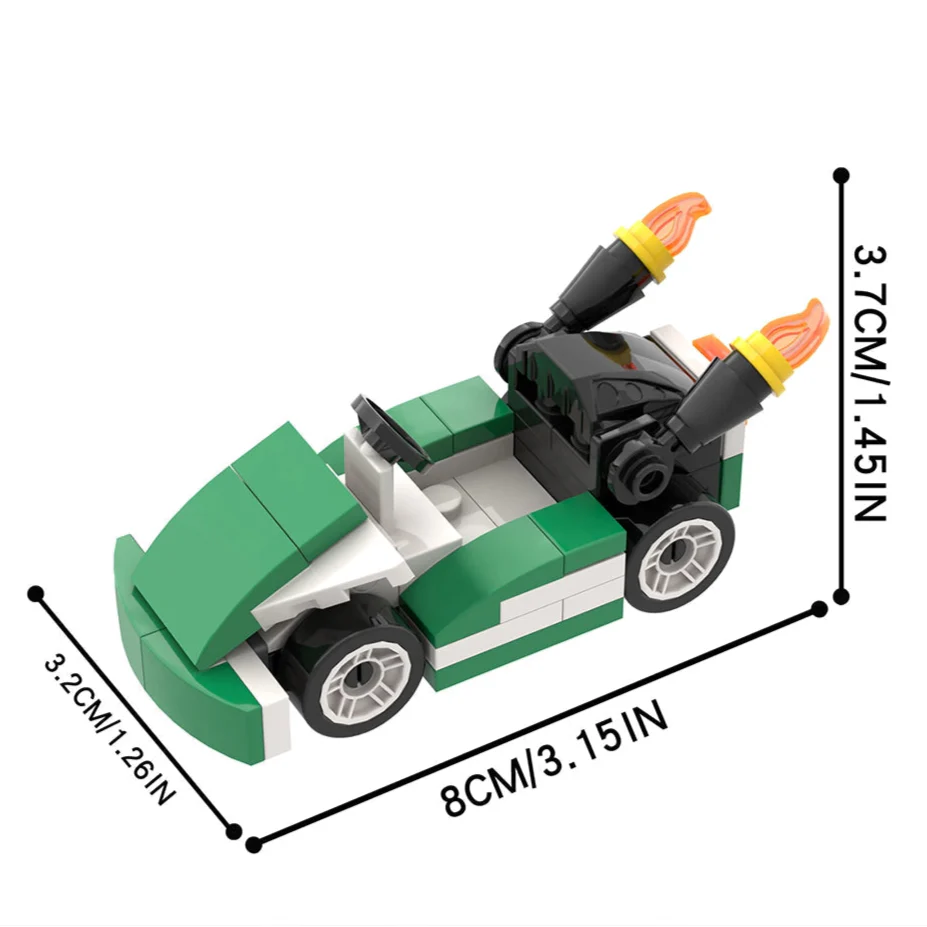 Luigi Custom Mario Kart Racing MOC